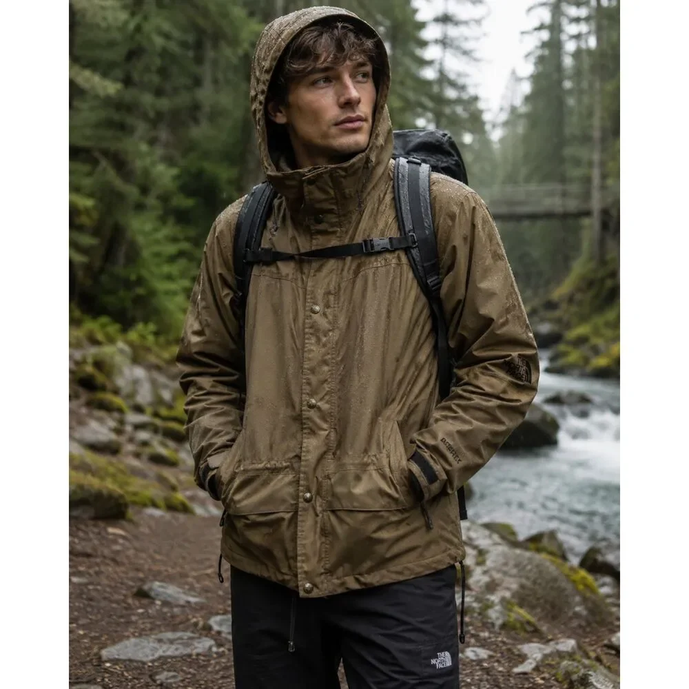 THE NORTH FACE Mountain Light GORE-TEX Waterproof Shell Jacket  Mens Size Medium